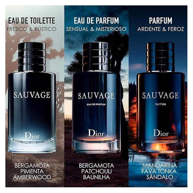 Dior Sauvage Parfum Spray for Men 3.4 Ounces