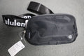NWT Lululemon Everywhere Belt Bag 1L Black/White Wordmark Crossbody Waist Pack