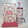 Stanley x Love Shack Fancy Ribbon Rosa 40oz Quencher BRAND NEW AUTHENTIC