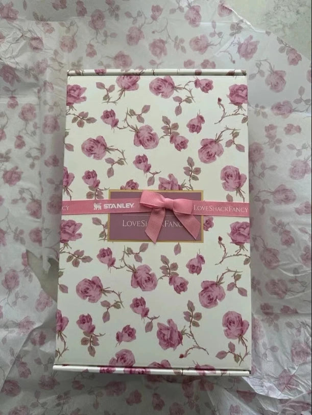 Stanley x Love Shack Fancy Ribbon Rosa 40oz Quencher BRAND NEW AUTHENTIC