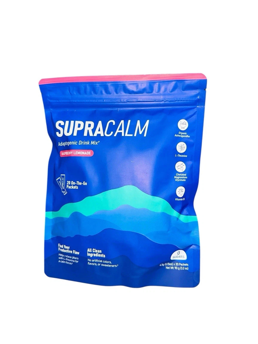 Share Supracalm Powdered Drink Mix 20 Servings/ Pack Raspberry Lemonade