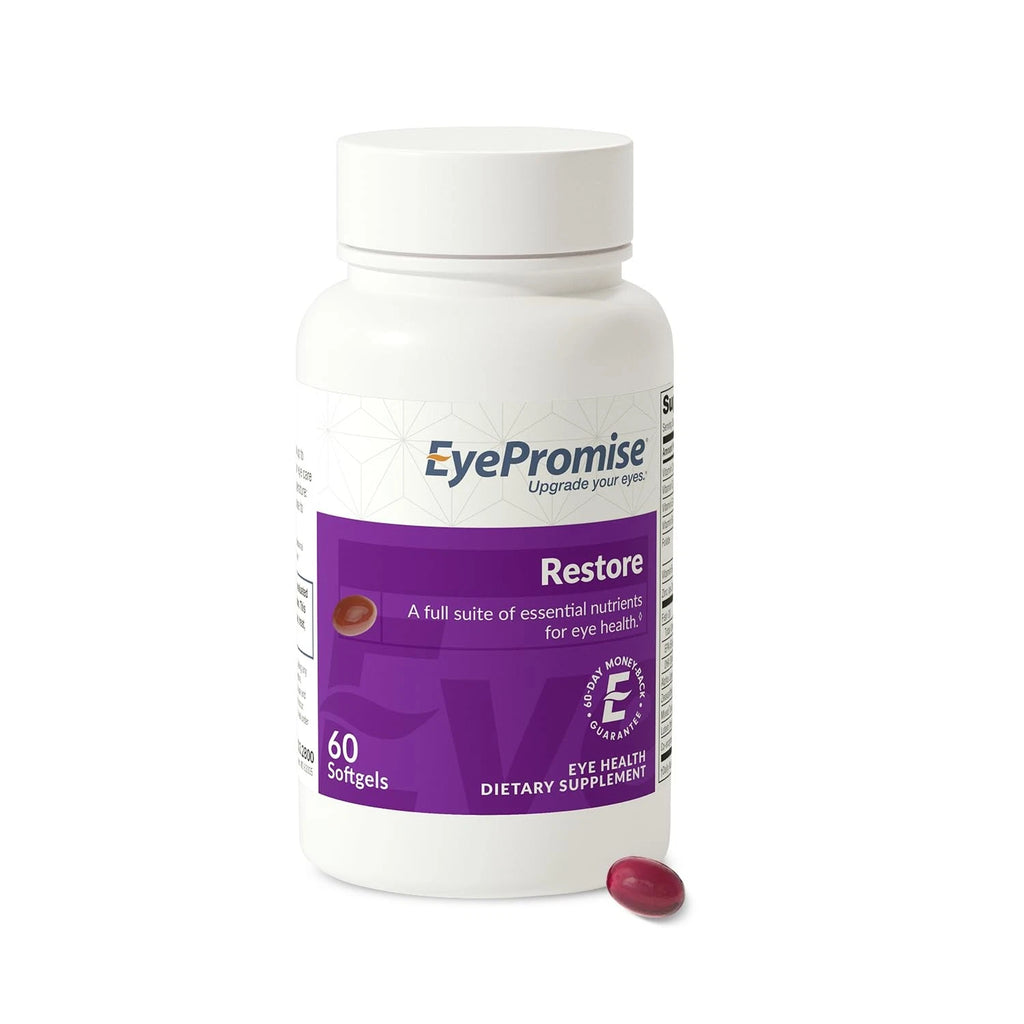 Restore Eye Supplements - 60 Softgels, 30-Day Supply - Omega 3 for Aging Eyes...