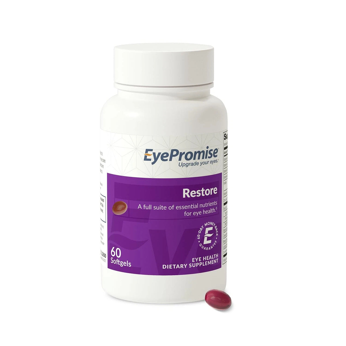 Restore Eye Supplements - 60 Softgels, 30-Day Supply - Omega 3 for Aging Eyes...
