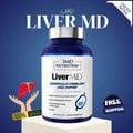 1MD Nutrition LiverMD - Liver Support Supplement | Siliphos Milk Thistle Extract