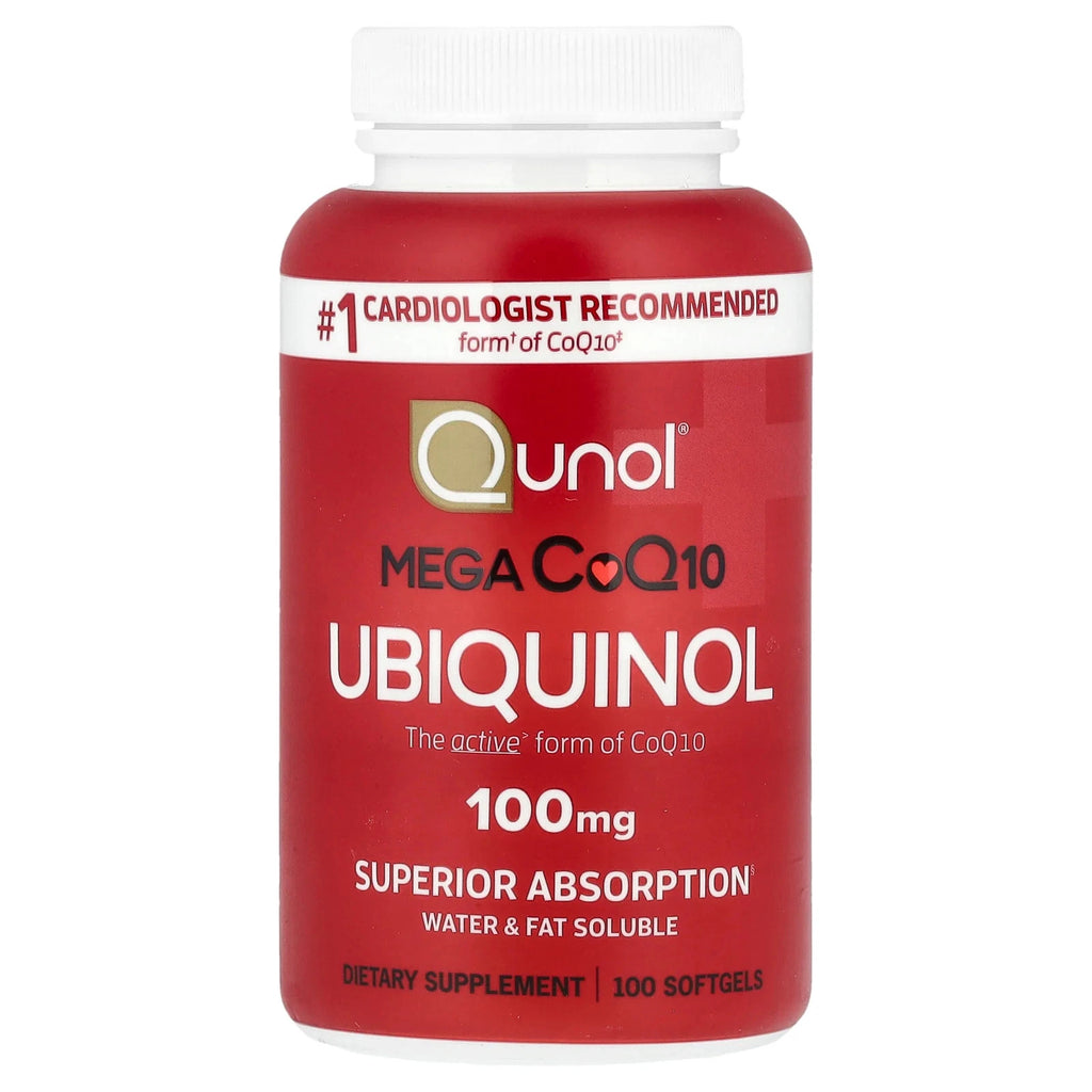Mega CoQ10 Ubiquinol, 100 mg, 100 SoftgelsMega
