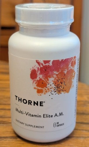 Thorne Multi-Vitamin Elite AM - 90 Capsules - Exp 6/2026